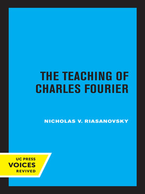 cover image of The Teaching of Charles Fourier